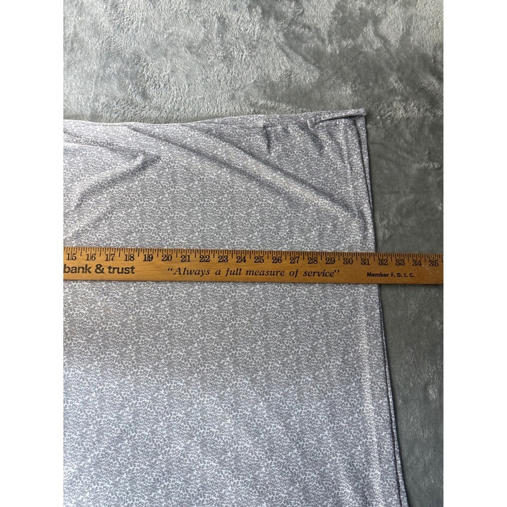 Stitch Golf Polo Shirt Mens XL Gray Floral Print Performance Stretch - Picture 10 of 10